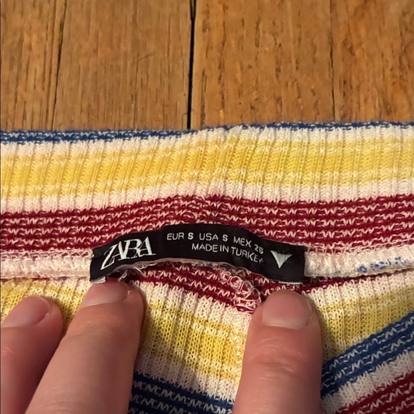 Zara Colorful Striped Flare Pants - Picture 2 of 9